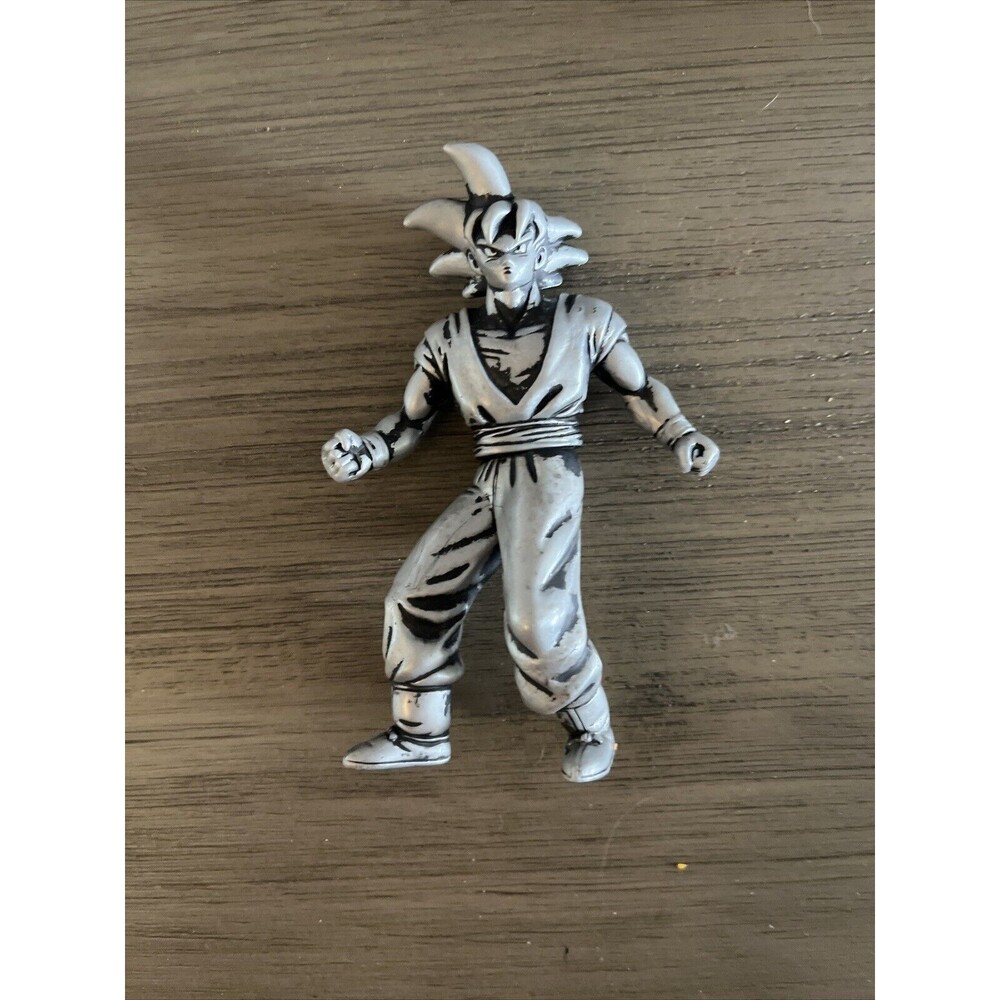 DBZ Dragon Ball Z Burger King Kids Meal Toy Silver Goku Action Figures 2000